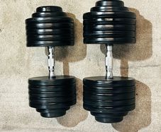 120kg Top Quality Branded Jordon Dumbbells 2 X 60 Kg