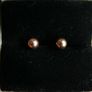 Vintage Sold 9ct Gold 375 Ball Stud Earrings 0,80g Image 2