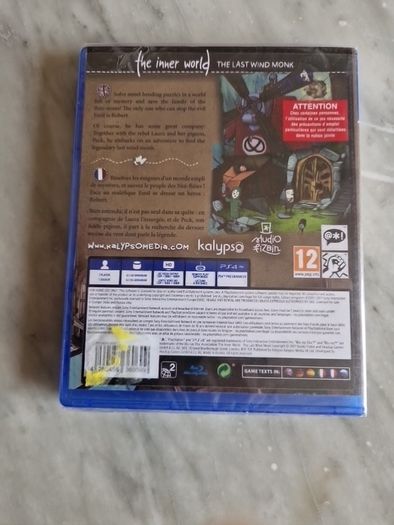 Brand New The Inner World The Last Wind Monk PlayStation4 Ps4 Games Original