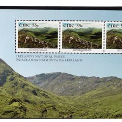 2011 Ireland National Parks of Ireland Commemorative Stamps Booklet Pane featuring Connemara National Park Mint Never Hinged (MNH). Hibernian HP206