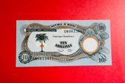 Biafra  10/ Shillings  1968   Pick  4a   .( Uncirculated )
