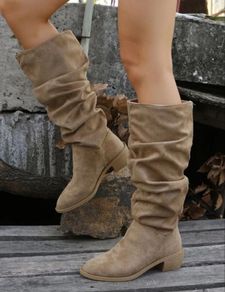 Shein Slouchy Boots (Size 5) (New)