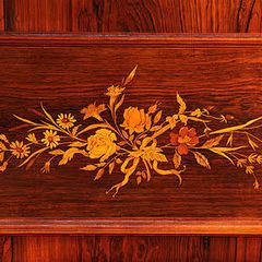 WANTED Small Upright Piano with floral Inlay