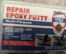 Epoxy putty repair resin 100g 2 for 15