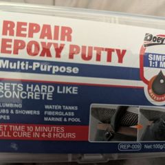 Epoxy putty repair resin 100g 2 for 15