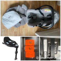 Car Seat -Graco SnugLite i-R129 infant car seat withISOFIX Click & Spin base