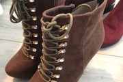 High heel ankle boots brand new size 3 Never worn