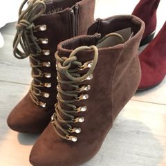 High heel ankle boots brand new size 3 Never worn