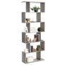 190.5cm X 70cm Modern Style Geometric Bookcase Multiple Colours Available (free Postage) Image 7