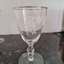 Set of six vintage wine glasses Image 2