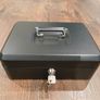 Brand new 10" Steel cash box with a coin tray Image 3