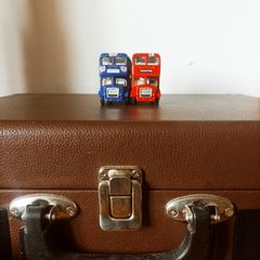 Vintage Lledo PLC ENField English Buses. (Heinz Tomato Soup)