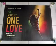 Bob marley original movie poster one love mint condition