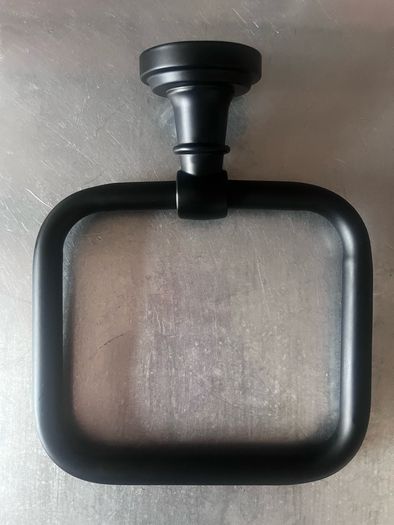 Black Towel Rail Ring - As New