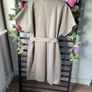 coat oasis oatmeal wrap coat size medium Image 7