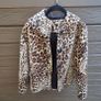 Animal print fleece jacket size 12 Image 6