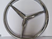 Mercedes-Benz grill front badge. Radiator EMBLEM logo chrome.
