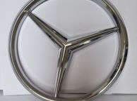 main image for ad Mercedes-Benz grill front badge. Radiator EMBLEM logo chrome.