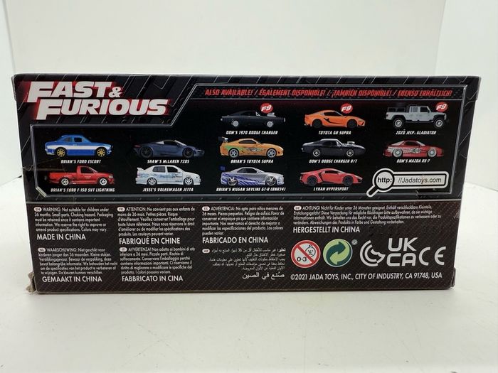 Jada Fast & Furious 1:32 Brians Nissan GT-R (R35) Die cast diecast car model