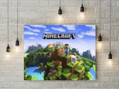 Minecraft printed Wall picture 3mm foamex board printed picture on it wall board wall decor wall art picture