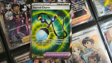 Sacred Charm ! Ultra Rare ! from Phantasmal Flames Set ! 2025 ! Pokemon Card !