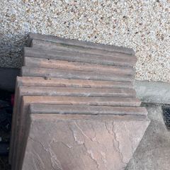 10 x Bradstone Derbyshire Terracotta Reconstituted stone Paving slab