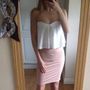 Never worn cream color crop top