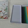 Adult Christmas Colouring Book & Colour Therapy Colouring Pencils Image 4