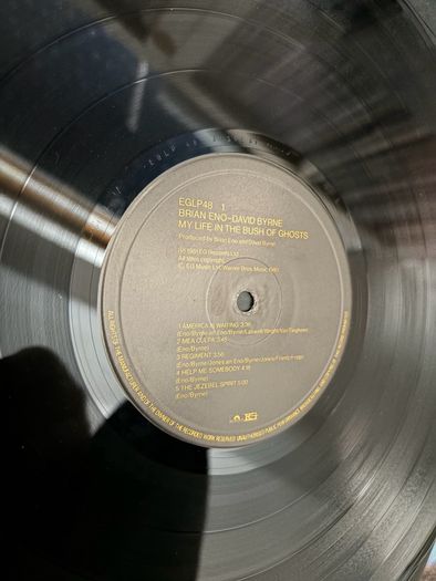 Brian Eno / David Byrnes vinyl lp