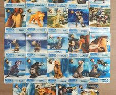 Ice age 4 stereo cards  24 psc