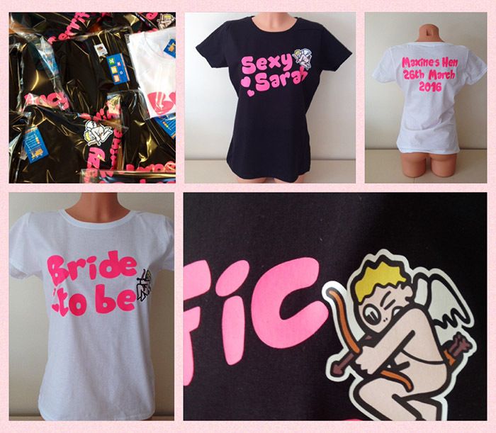 Personalised Hen / Stag Party Tshirts Printing Service