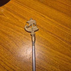 Vintage Stainless steel Brass Kebab Skewer