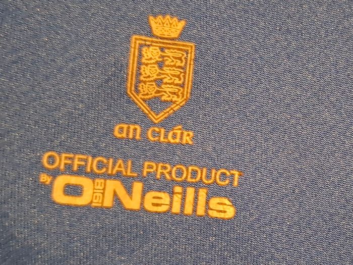 Clare GAA Official O'Neills Hurling Jersey (Youths 13 Years) FREE POST