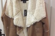 Beautiful tan fur lined jacket