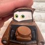 Disney Pixar Cars Radiator Springs Tow Mater Truck Diecast Metal Vehicle approx. 9.5 cm. length one of the back wheels is not working usad Please see photos Image 9