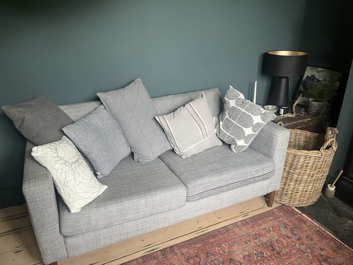 Karlstad Two seater Grey