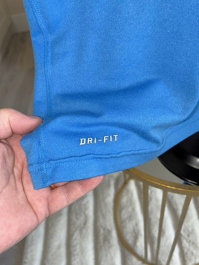 Boys Blue Short Sleeve Nike DRI Fit T-Shirt