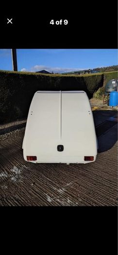 Tear drop caravan