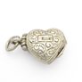 Vintage Opening 925 Silver Heart Charm Image 2