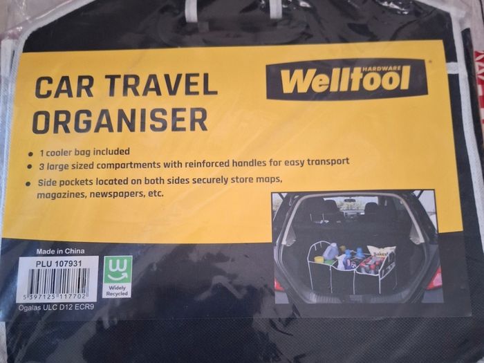 car boot organiser