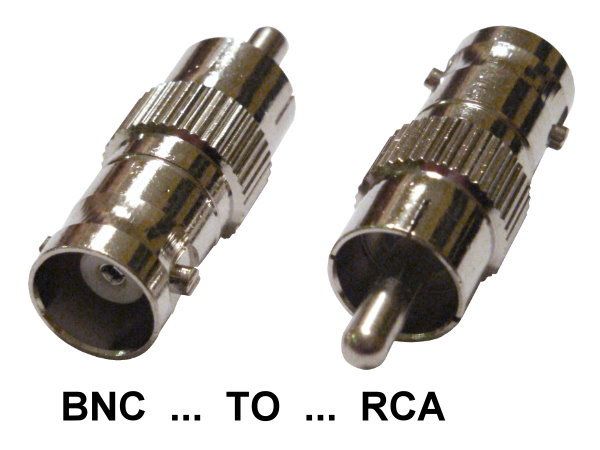 BNC to RCA adapter CCTV Video
