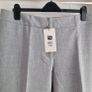 Carolyn Donnelly bnwt grey slim crop trousers size 16 Image 2