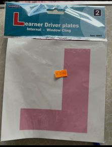 Learner Permit Plates, new, never used