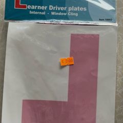 Learner Permit Plates, new, never used