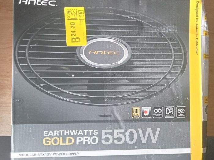 Musetex Tw8 Gaming Pc Case + Antec Ea550g Pro 550w Psu