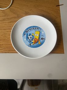 Bart Simpson colllectible ceramic plate