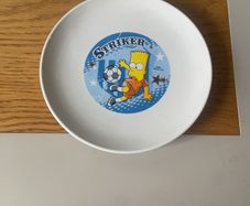 Bart Simpson colllectible ceramic plate