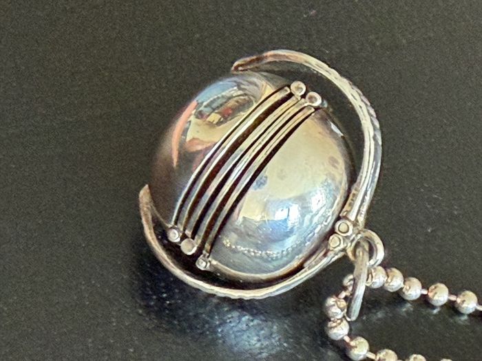 silver necklace