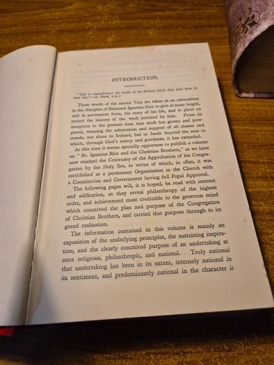 First Edition. 1926. Edmund Ignatius Rice and the Christian Brothers