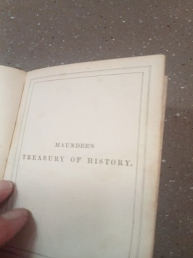 Maunders Treasury of History